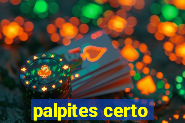 palpites certo