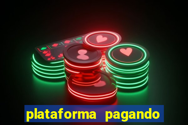 plataforma pagando no cadastro slots